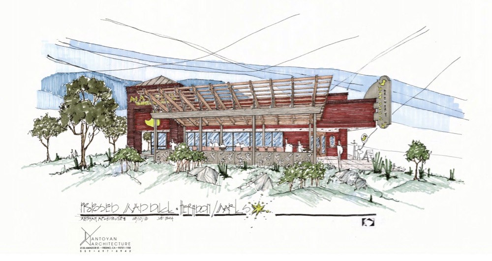 PROPOSED PATIO AND SIGNAGE